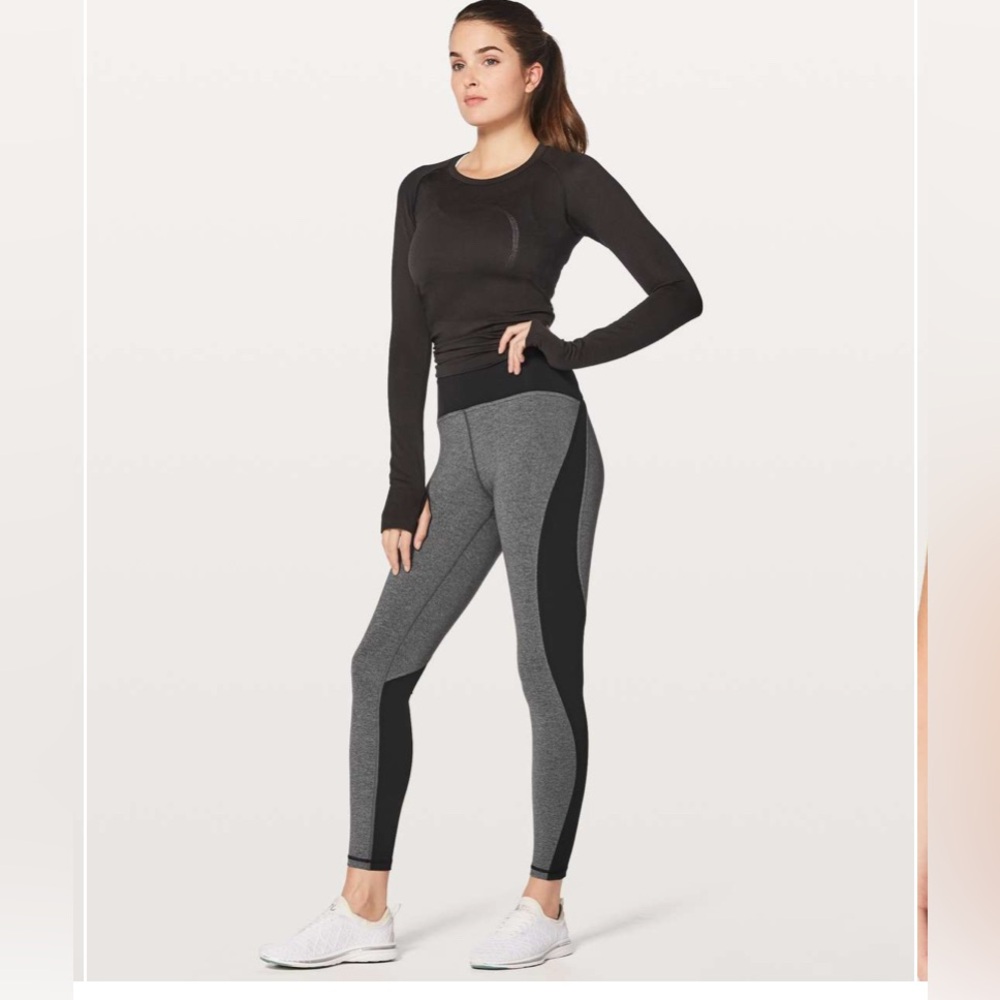 Lululemon Train Times 7/8 Leggings, *Blocked 25”, Size 8, Like New Worn Once